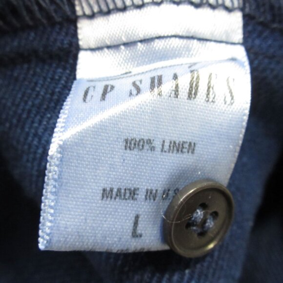 NWT Free People x CP Shades Allie Maxi in Indigo Blue Linen Shirt Dress L - Picture 7 of 7